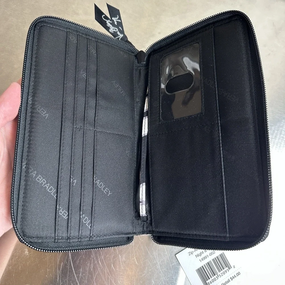 VERA BRADLEY‎ Zip-around quilted Wallet Night and Day NWT - Picture 4 of 5